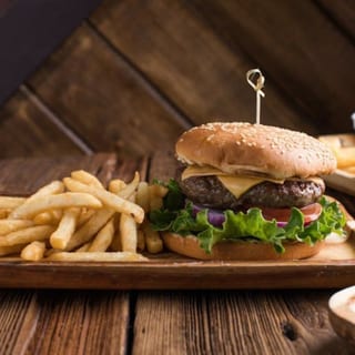Beef & Lamb Cheeseburger