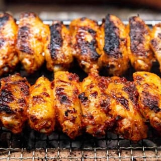 Charcoal Grilled Chicken Wings