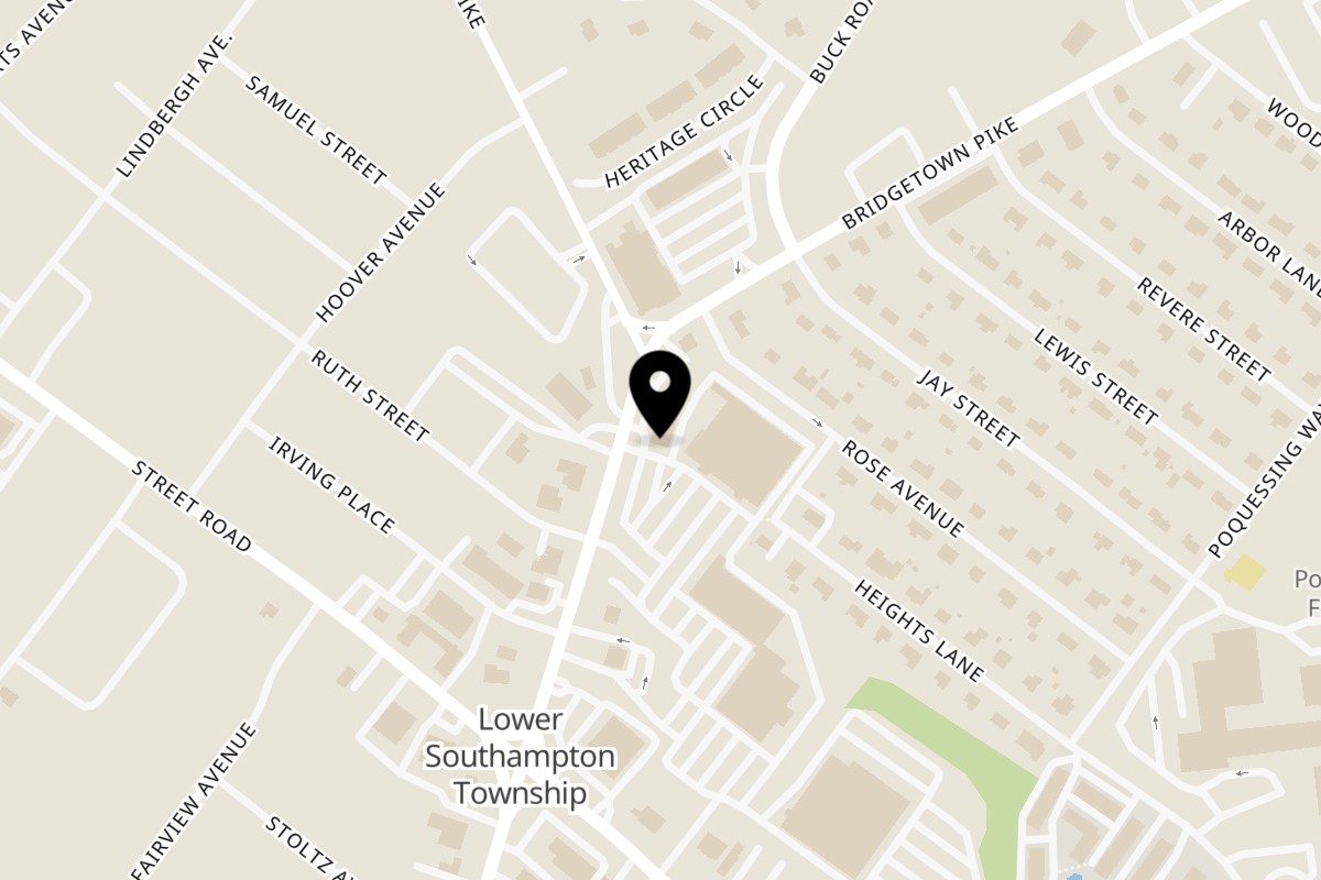 Map showing the location of Samarkand Steakhouse on 1135 Bustleton Pike #2 in Feasterville-Trevose
